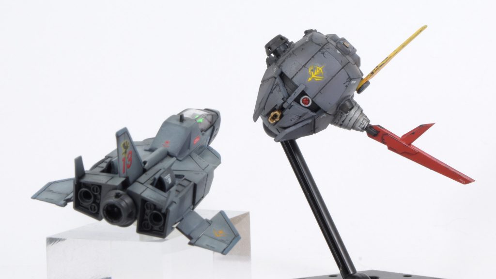 そのうちジオン星人と戦うジオラマにする予定。