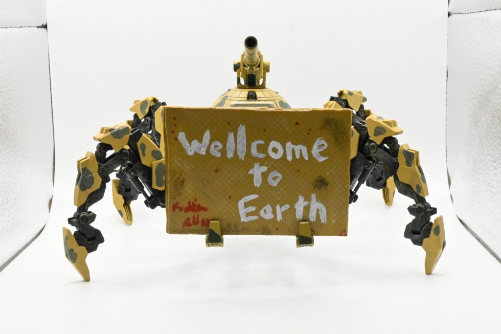 歓迎用防御壁はプラ板とランナーで急場凌ぎで作成した感じで作りました。