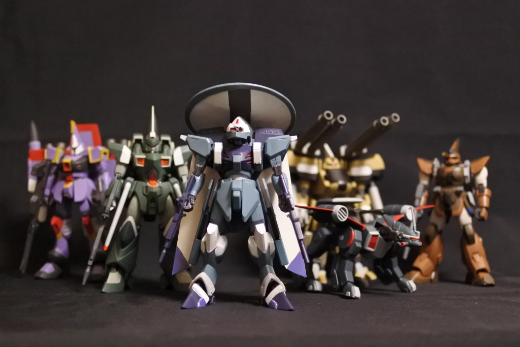 ザフト脇役量産機たちで。ロービジカラーが多く、渋くて格好いいです。