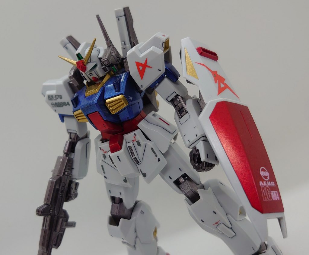 リバイブ版HGUCガンダムMk-IIは何度作っても感動する名キットだと思います。