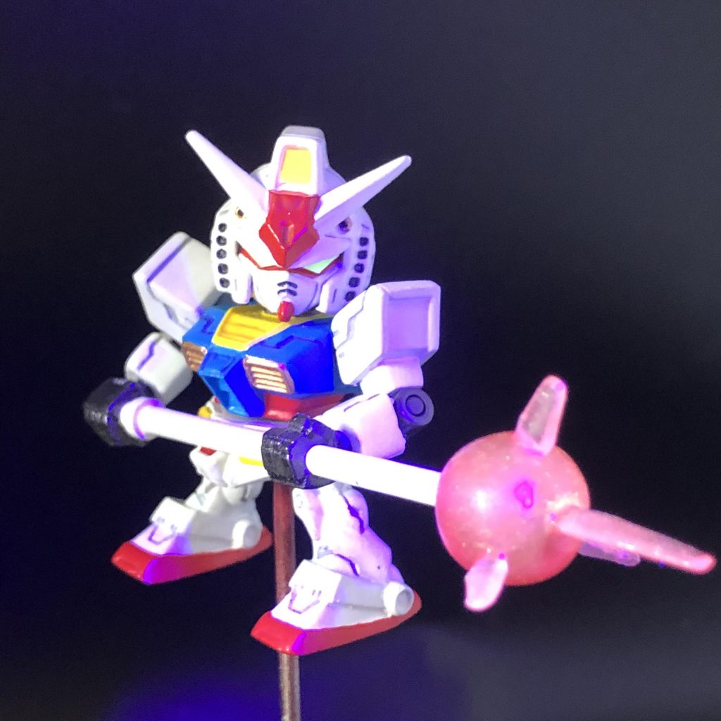 ビームジャベリンです。ビーム部はMIAから。柄は竹串で。