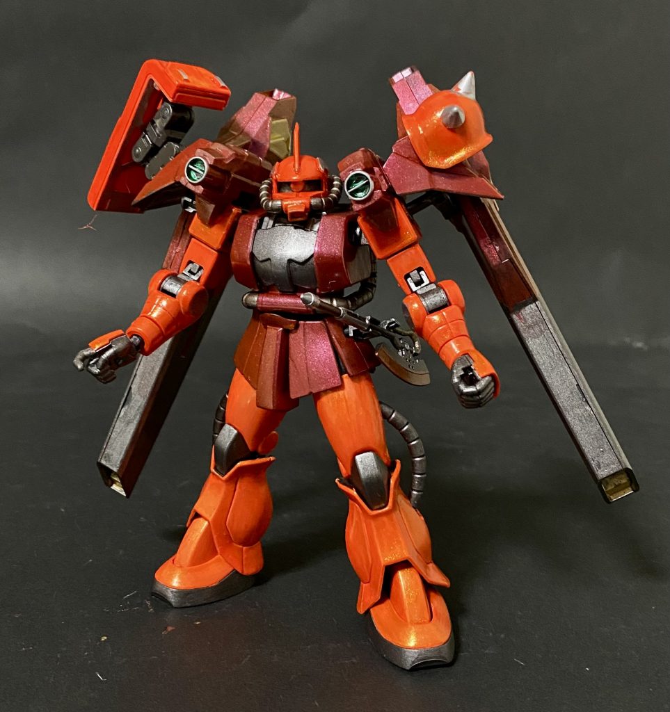 今思えばごちゃごちゃしててザクと言うとノーマルで正解だったな😅