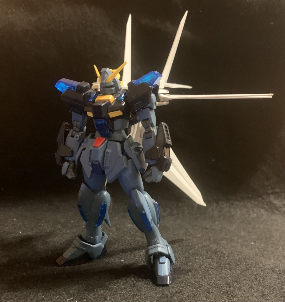 型式　GSD-01 JG   ガンダム・スターダム・シャイニングスタースターバーニングのモチーフの一つシャイニングガンダムに先祖返りさせてみました。そしてガンスタカラー！コレでちょい変えとカラーリングはクリア！