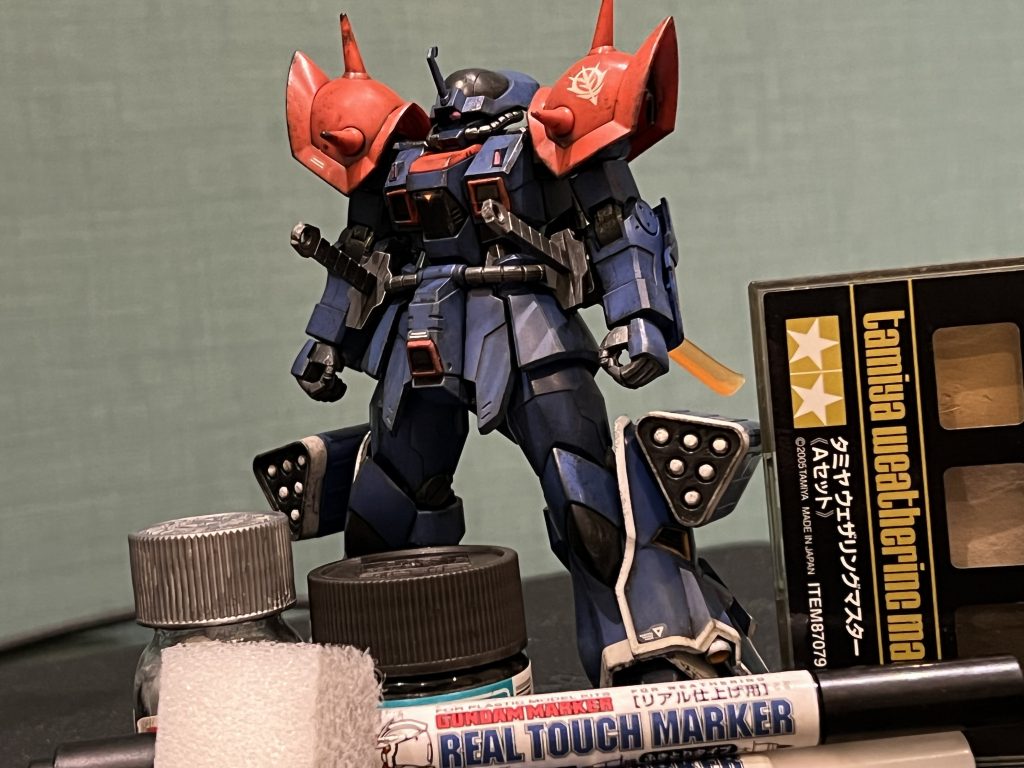 チッピング・ドライブラシ・ウェザリングマスターでの汚し