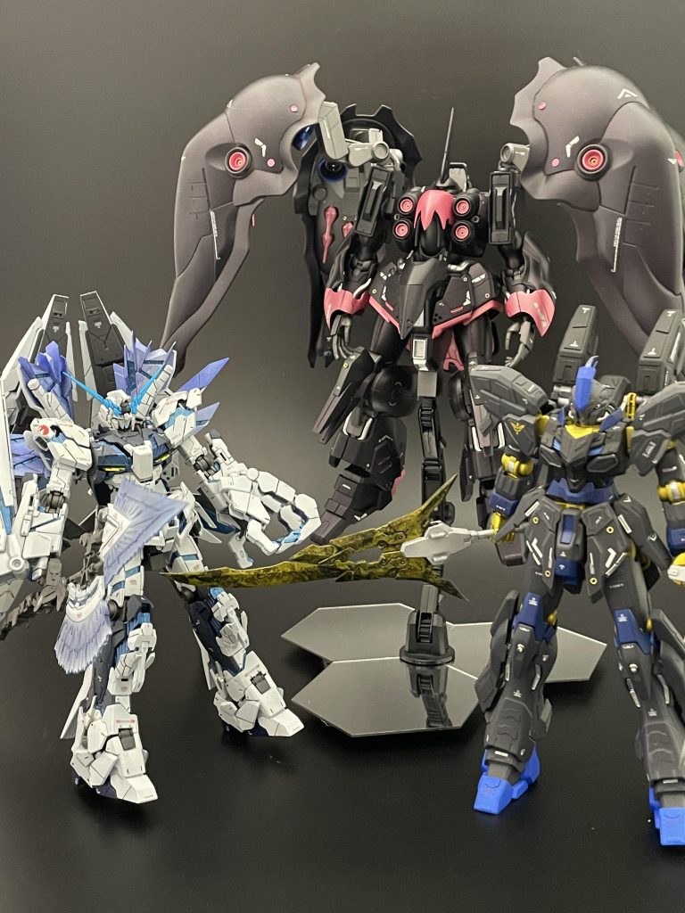 ユニコーンを代表する3機で。ユニコーンとシナンジュも投稿してますので良ければご覧下さい。