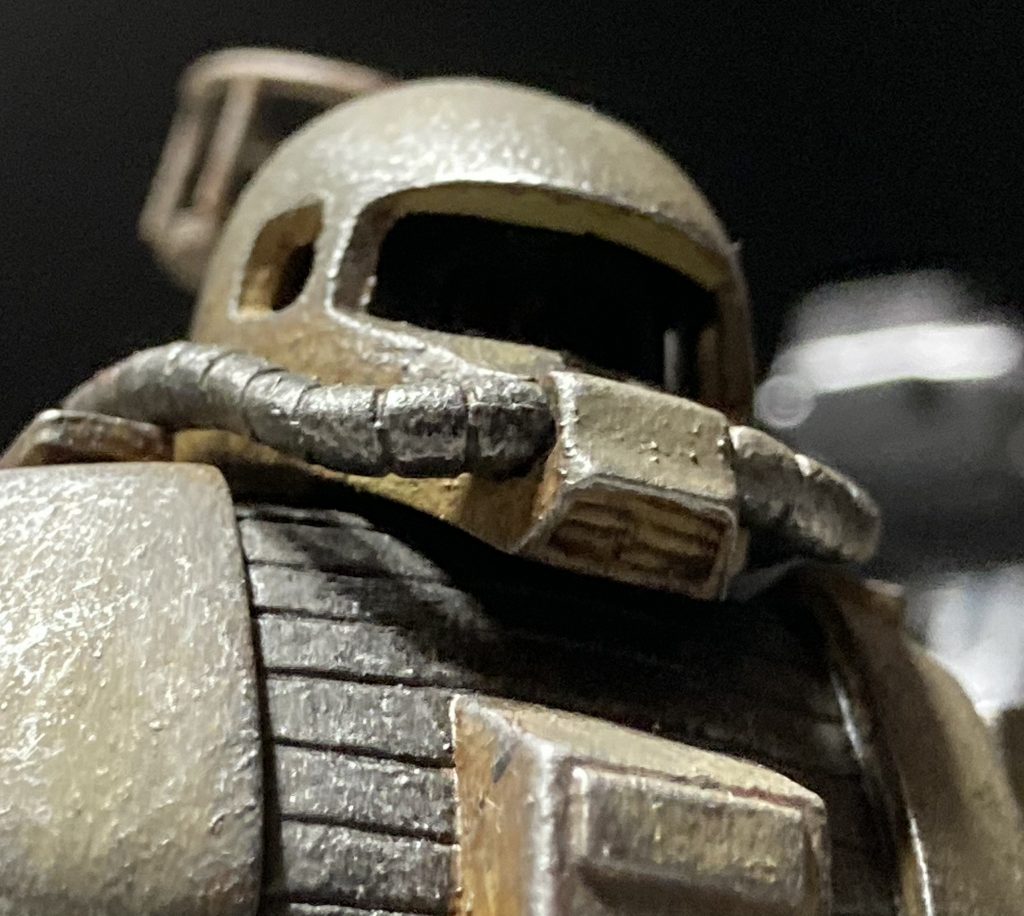 とにかく顔がイイ!塗装以外、特別な事は一切せずにこのキットクオリティは恐るべしMSV…( ◜ω◝ )楽しかったァ〜♨️