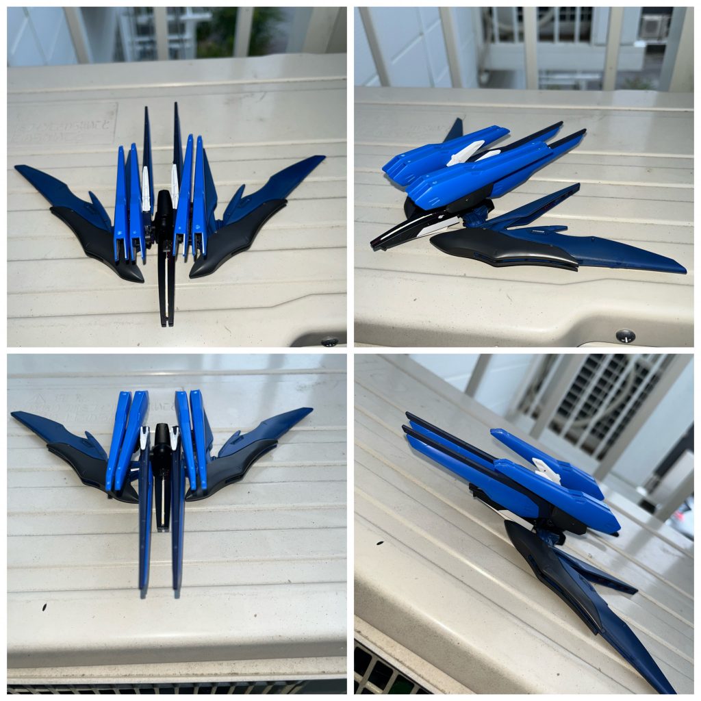 そして背部にあるDSFシルエットは自立型としての運用も可能です！このDSFシルエットには6基のスーパードラグーンが搭載されています！自立型シルエットには、は1枚目と2枚目の巡行形態と、3枚目と4枚目のスーパードラグーンの基部を反転させた戦闘形態の2通りの運用方法があります！