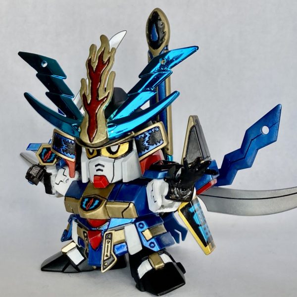 ガンプラ　BB戦士 雷頑駄無　レジェンドBB改造 SDガンダム 雷頑駄無 箱絵再現｜@aniosu1さんのガンプラ作品