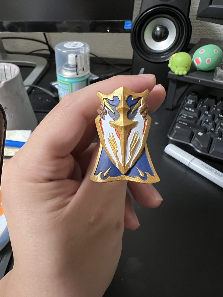 見えない所も塗ってます