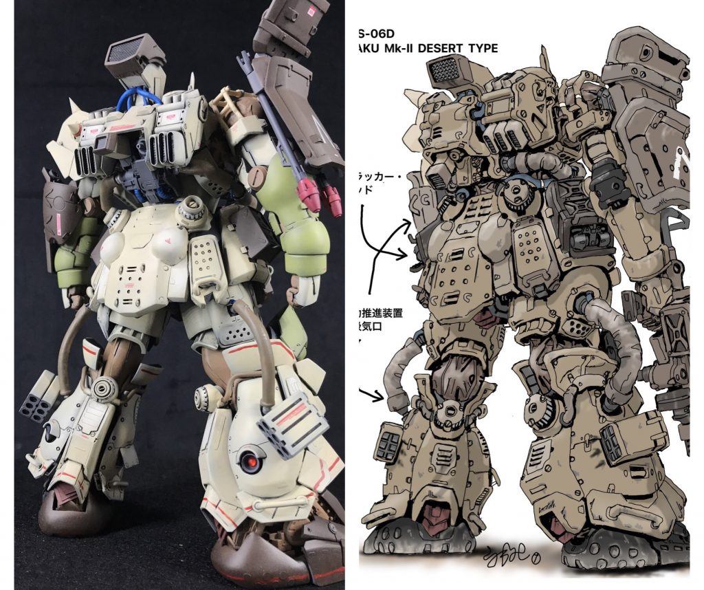 後ろもすごいディテールで諦めかけました。