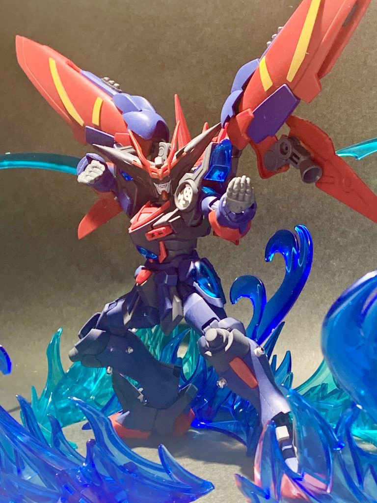 真マスターガンダムでは、ウインドとウェーブ複合で配置。「今こそ修行の成果を見せてみるがいい。こちらも全力で行くぞ！」