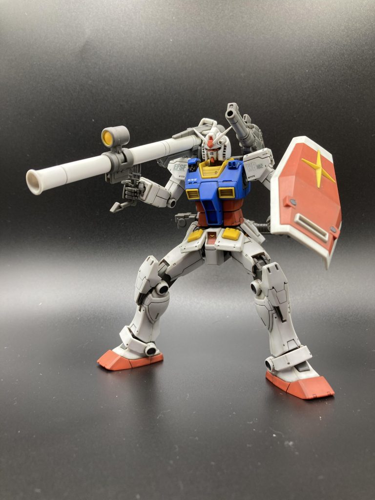 ボックスアートのポージングで