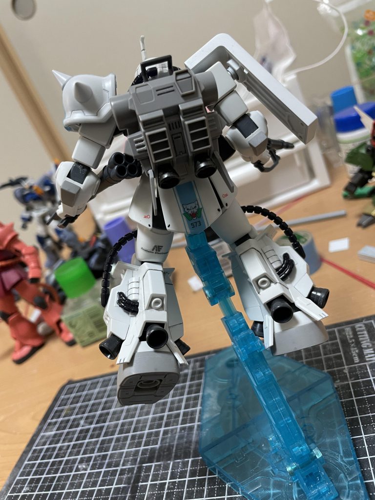 お尻のデカールはアレンジで貼り付けました。個人的には気に入ってます!