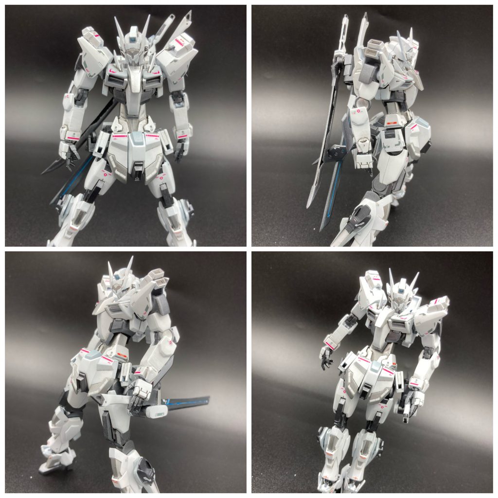 二刀流で! 刀の鞘は腰にも移動できます!