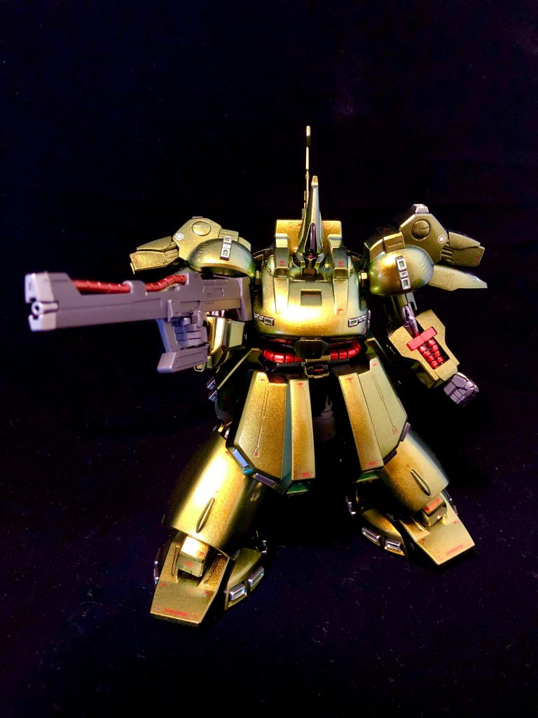 実際のジオを作った時はこういった、メタリックな感じで仕上がるのかと想像しながら作りました。