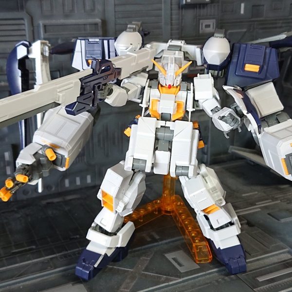 ヘイズルギガンティックアームをさっそく素組( ﾟДﾟ)改造は元がジムクェルだし頭はジム系統に戻そうかなと・・・・（1枚目）