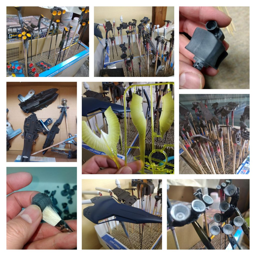 フレームの部品が細かすぎで表面処理が大変でした‥