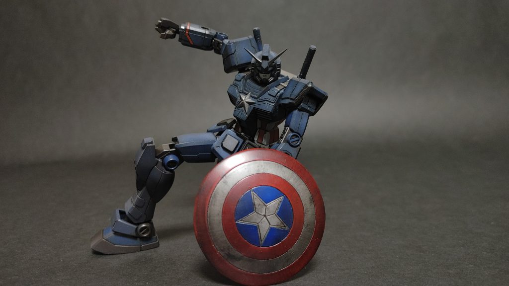 やっぱりこのポーズ！ヒーロー着地！