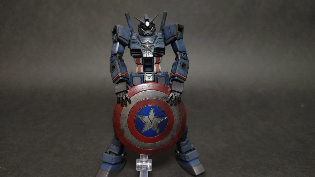 キャプテン・アメリカ×ガンダム–5枚目/制作者：ジャンク屋れっどまん