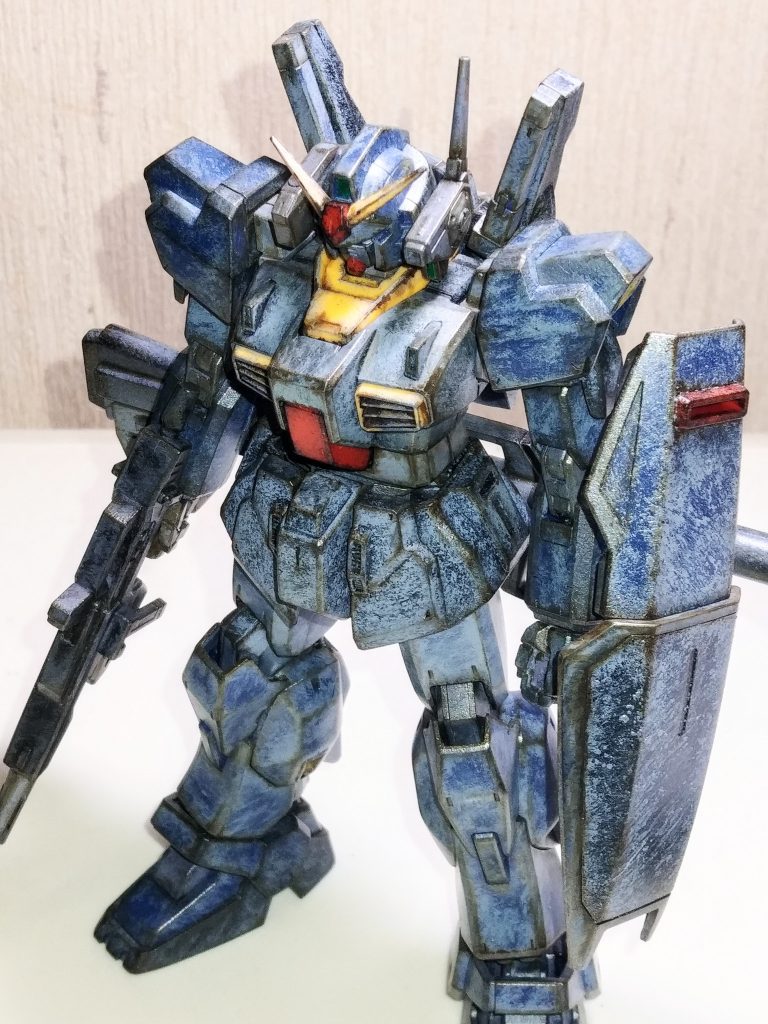 お気に入りのアングル。何かしっくりきます。たぶん、ゼータのOPで見たスーパーガンダムのイメージが強いのだと思います。最後までご視聴いただき、ありがとうごしました。