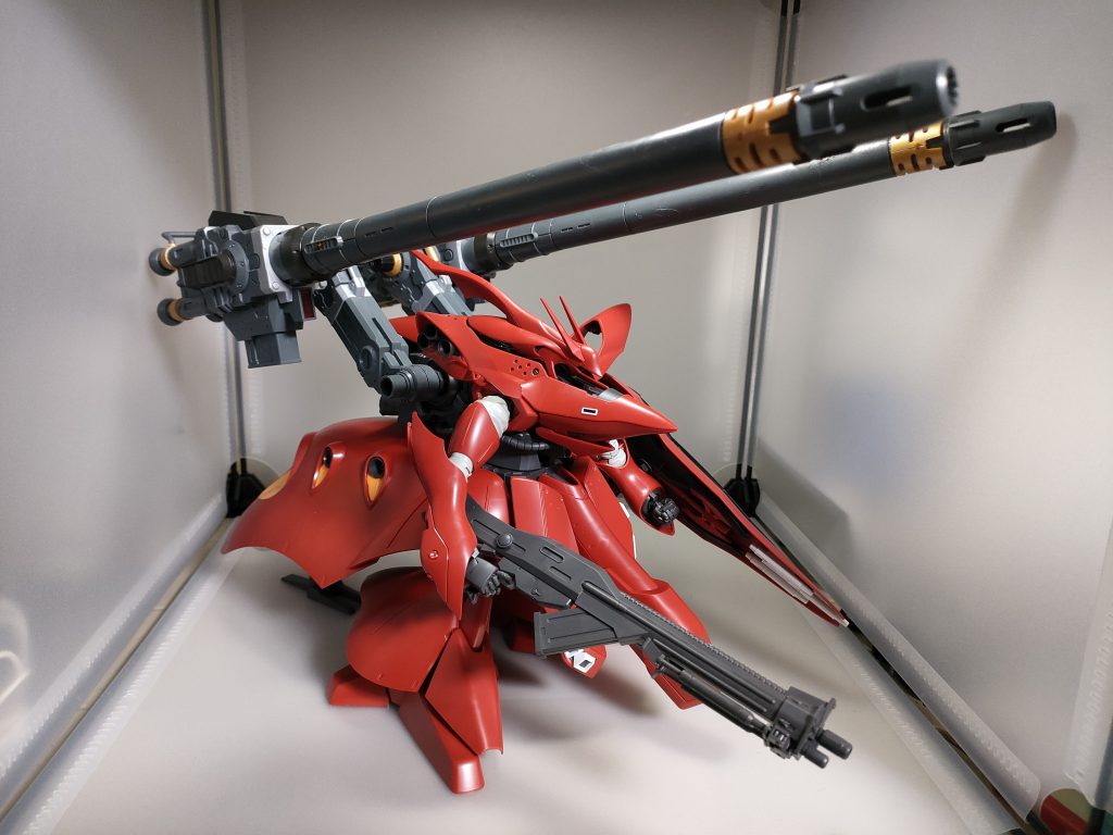 持て余していたゴジュラスキャノン(ロングレンジバスターキャノン)を装着、ここから全てが始まりました 