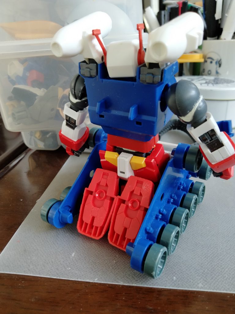 この時はスプレーミサイルランチャーで進めていく予定でしたが・・・