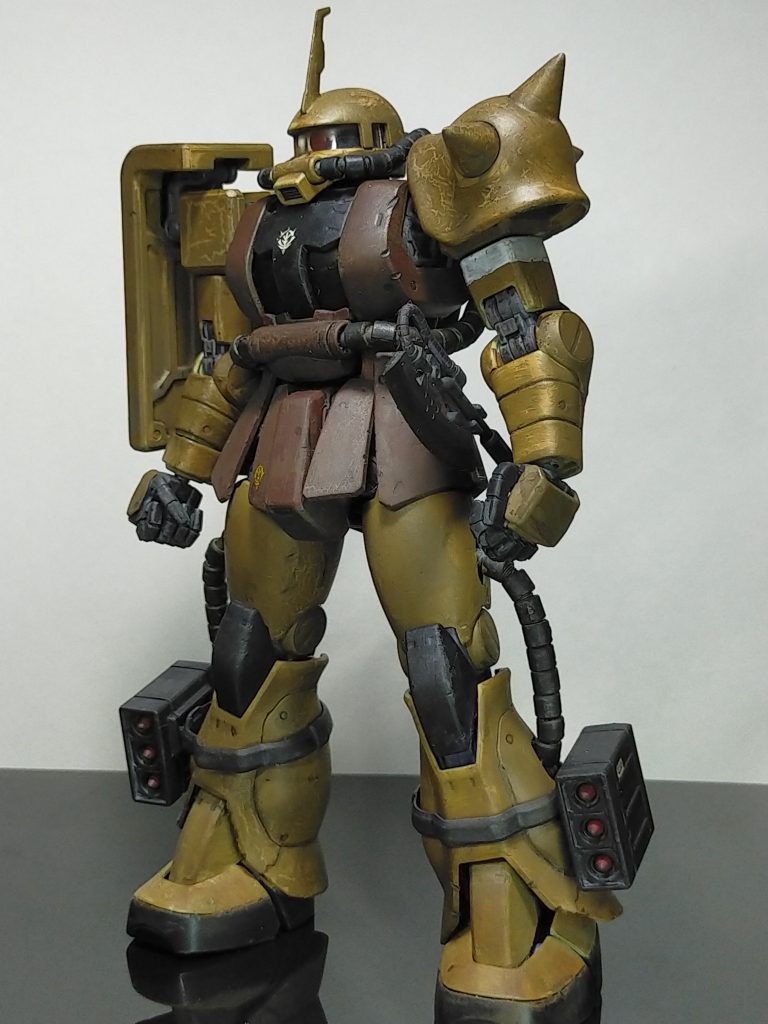 MGザクⅡ デザート塗装–5枚目/制作者:sorahanano