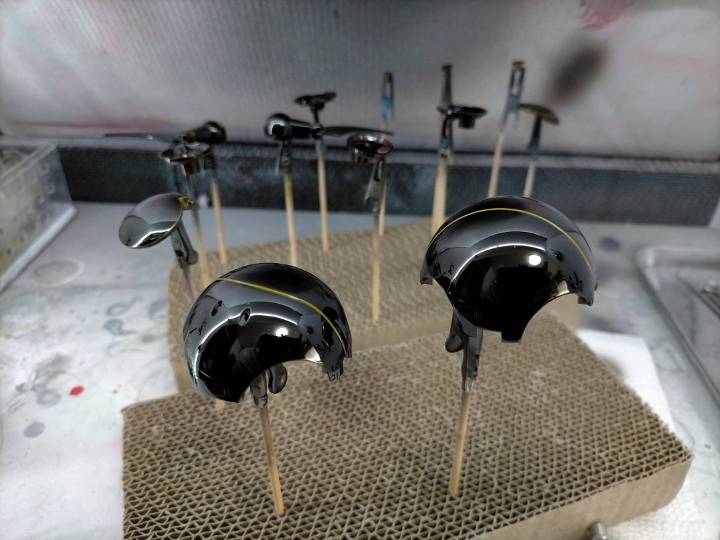 ブラック　１回目塗装