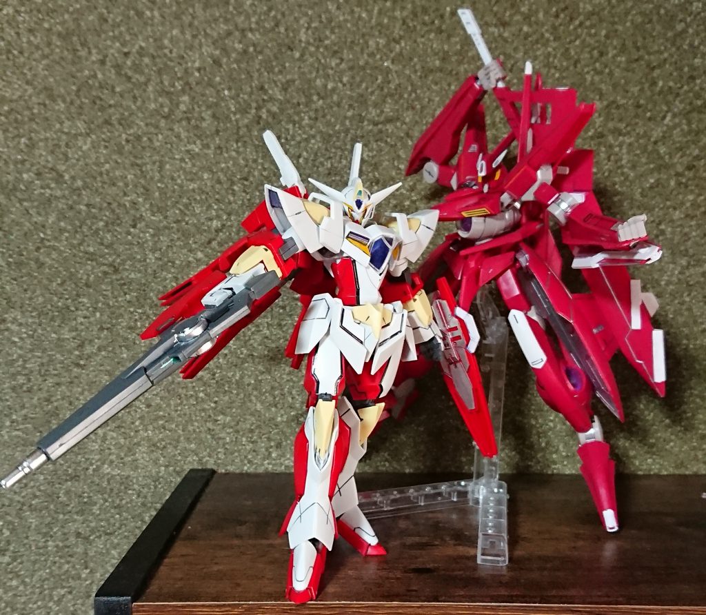 用心棒的機体のアルケーと漸く並び立つことが叶いました!嬉しいなぁ大将!