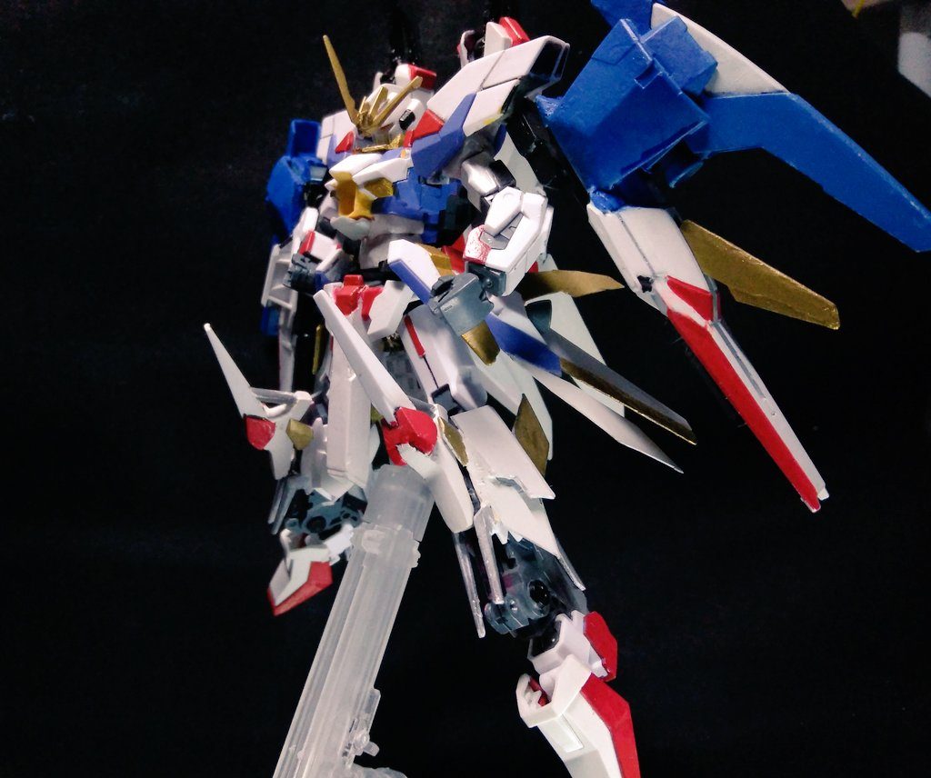 そしてこれが、今作の兄弟機となるデルタストラトス。ロールアウトは去年まで遡りますが、この機会にまた改造を始めちゃいました。　またの機会にお見せできればと思っています！最後までご覧いただき、ありがとうございました！