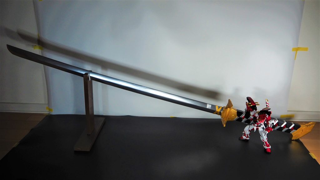 という訳で、1/100で150ガーベラストレートをフルスクラッチで製作しましたこれが無いとパワードレッドじゃないぜ!そう思うだろ?アンタも!