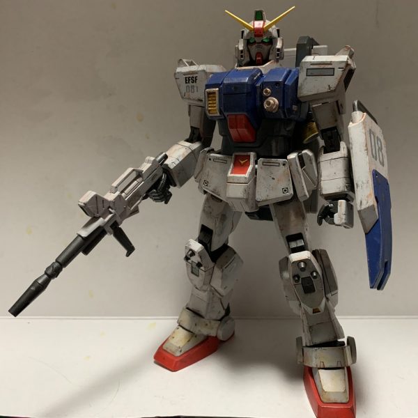 陸戦型ガンダム　初汚し塗装作品