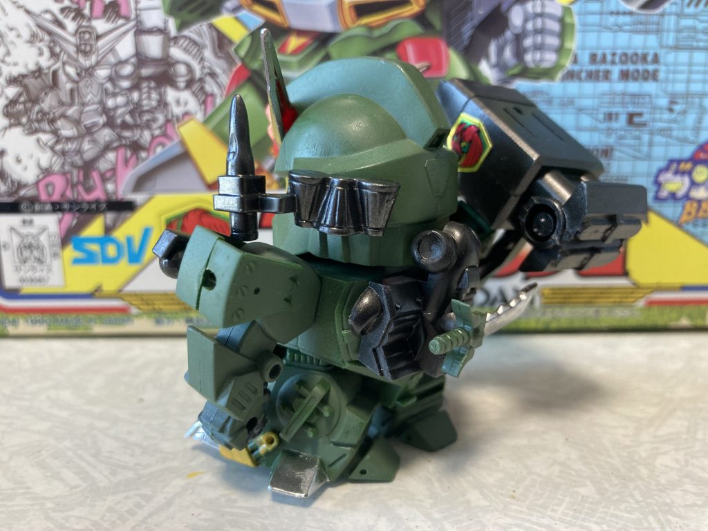 標準武装の背面