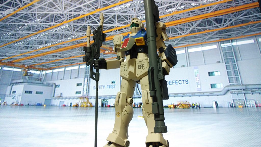 基地内の駐機。