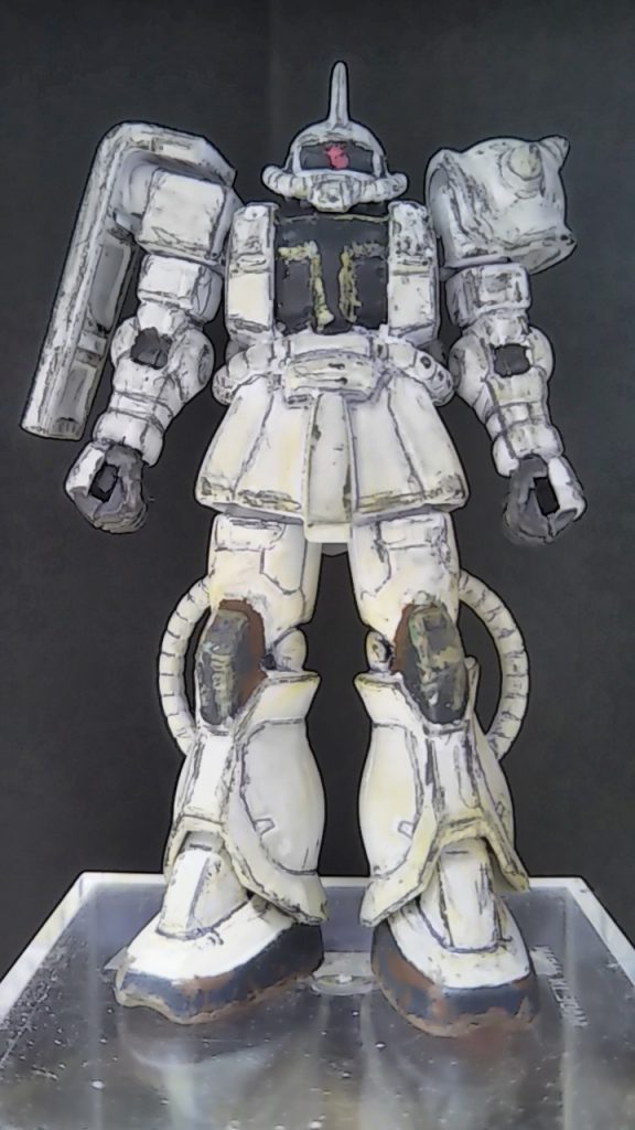 【MS−06J ザクⅡ　ホワイト オーガー】イメージカラー😅　白いザク／エルマ・スネル大尉専用😎　
