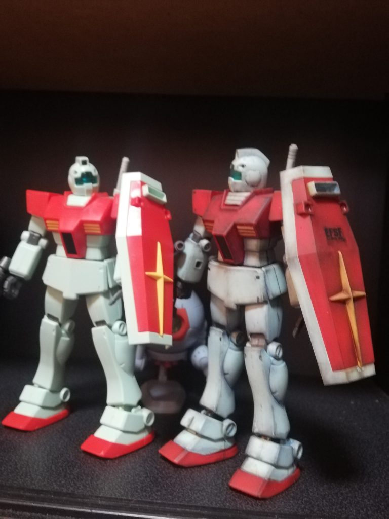 とりあえずパチ組みと成形色仕上げの違いを|д゚)チラッ…