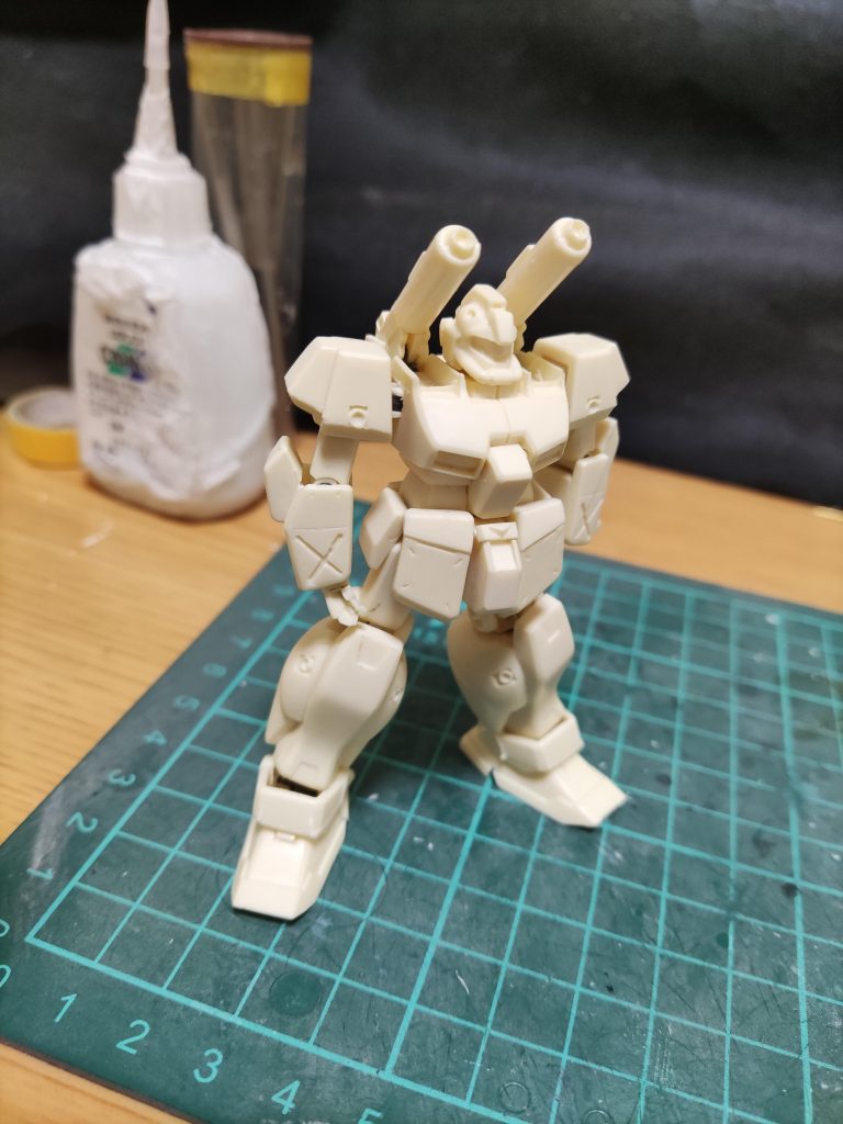 仮組み!写真ほど悪くなくない?