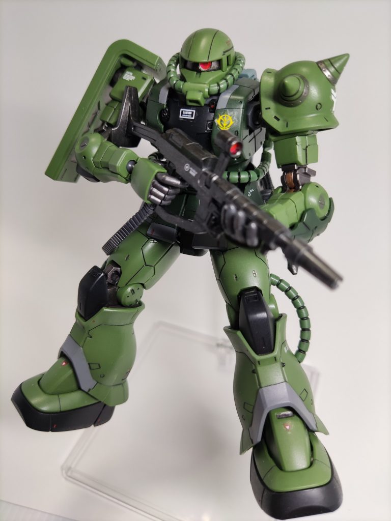 オリジンザク 筆塗り部分塗装–2枚目/制作者：ぶん太