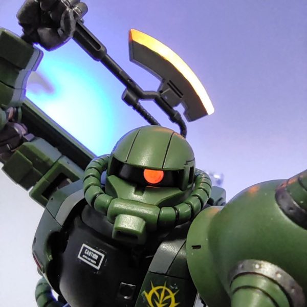 オリジンザク 筆塗り部分塗装