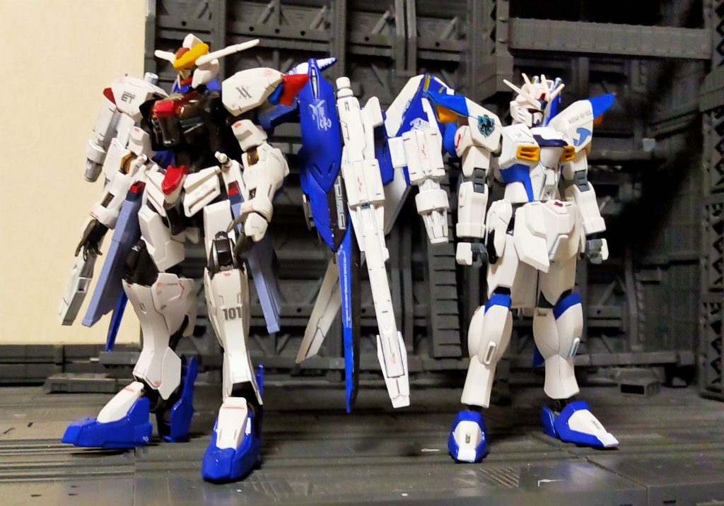 前に紹介したフリーダム君とツーショット。バエル「私は…俺はフリーダムガンダムみたいな英雄になりたかった!」フリーダム「バエル君…同情するよ。」