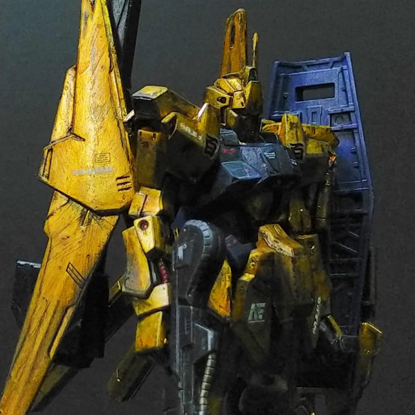 HGUC100式　ダメージ塗装