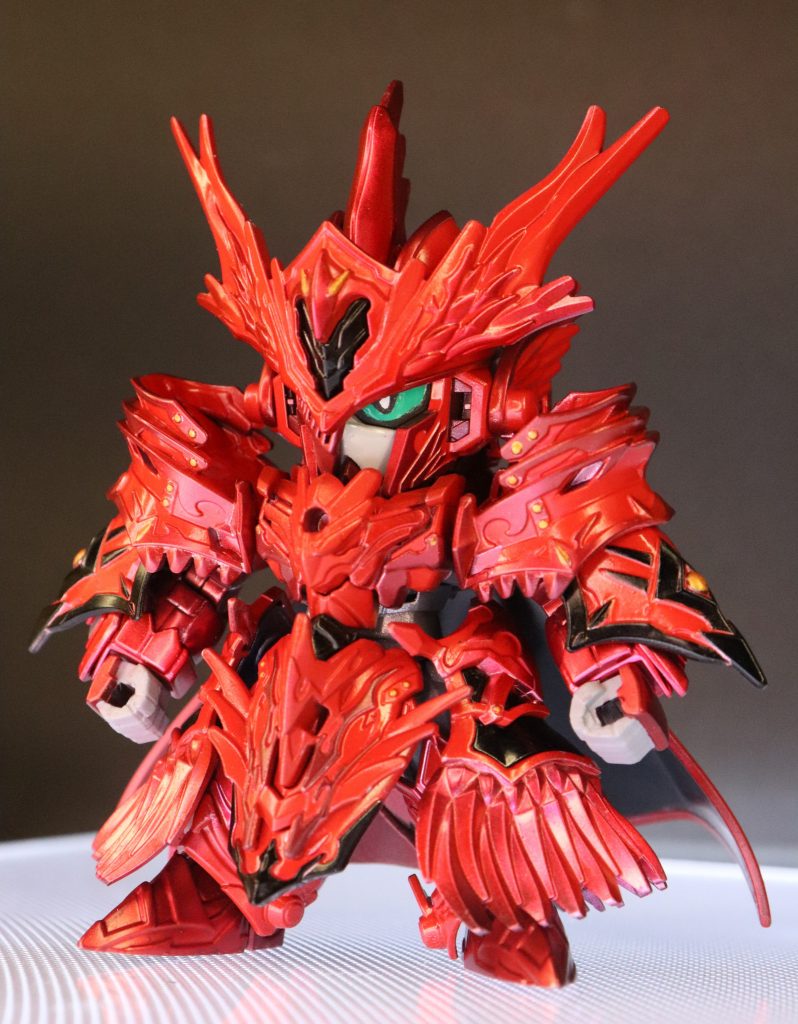 ベースの赤は、シルバー→クリアレッド、パールローズディープレッド、モンザレッドを仕様して塗り分け