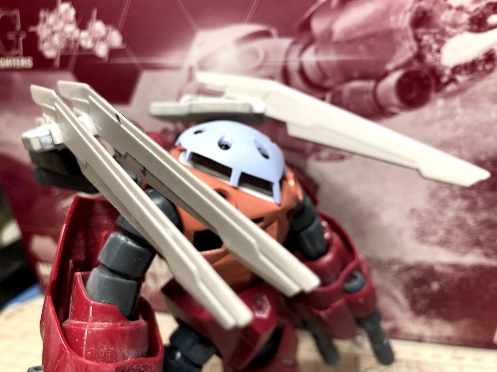 アメイジングズゴックもちょっとパワーアップしてウィングカッターを装備