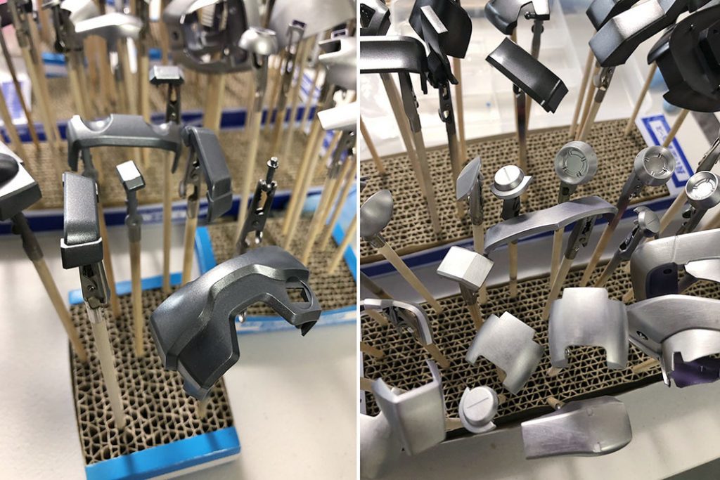 GXアイスシルバーとスーパージュラルミンで塗り分け