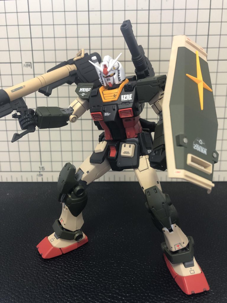 HG 1/144 RX-78-02 GUNDAM ORIGIN Ver.（ROBOT魂RX-78-2ver.ANIME風）–2枚目/制作者：kiyo