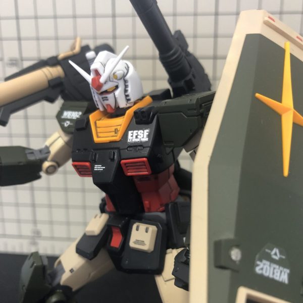 HG 1/144 RX-78-02 GUNDAM ORIGIN Ver.（ROBOT魂RX-78-2ver.ANIME風）