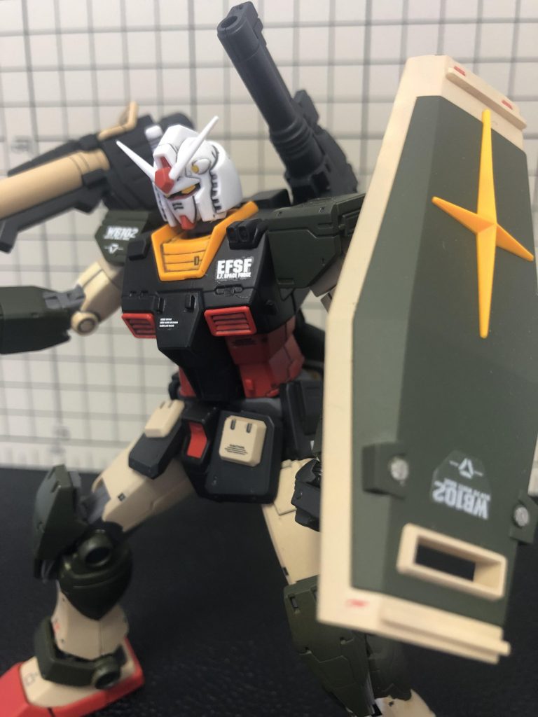HG 1/144 RX-78-02 GUNDAM ORIGIN Ver.（ROBOT魂RX-78-2ver.ANIME風）–4枚目/制作者：kiyo