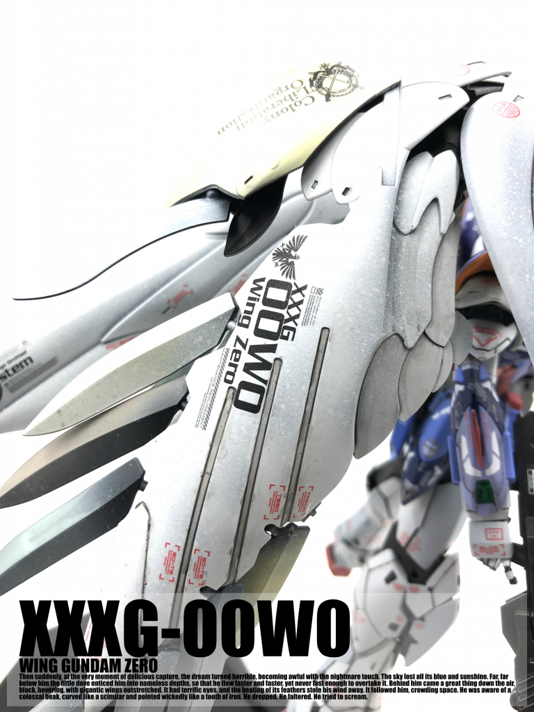翼には、隣接するパーツ同士に同じデカールを使って、メンテナンス上の意味を持たせました。