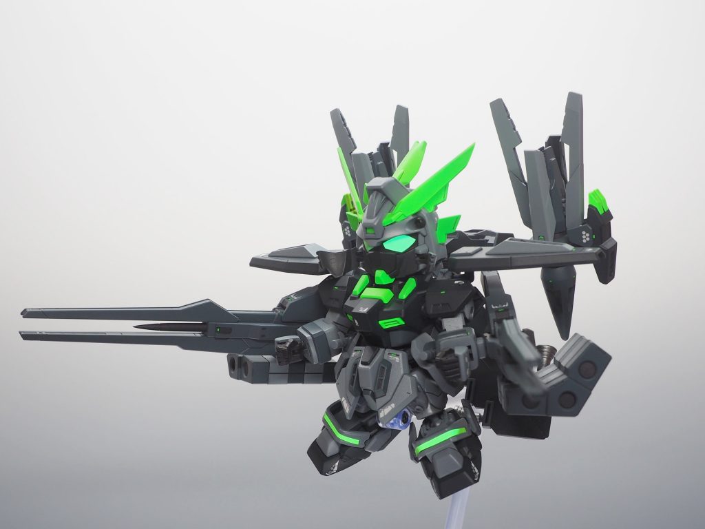 まずはHWS&SV装備のフルアーマー状態から。GUNSTARDOMのチーム戦法は、のっけからHWSを全力ぶっぱして場を荒らすことから始まるのだぜ!←