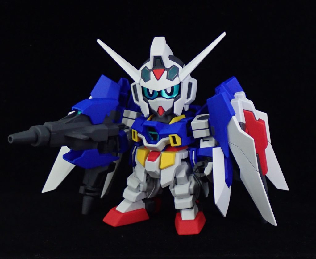 肉抜きは埋めずにサクッと制作しています。SDオリジナルのフルアームド形態です。